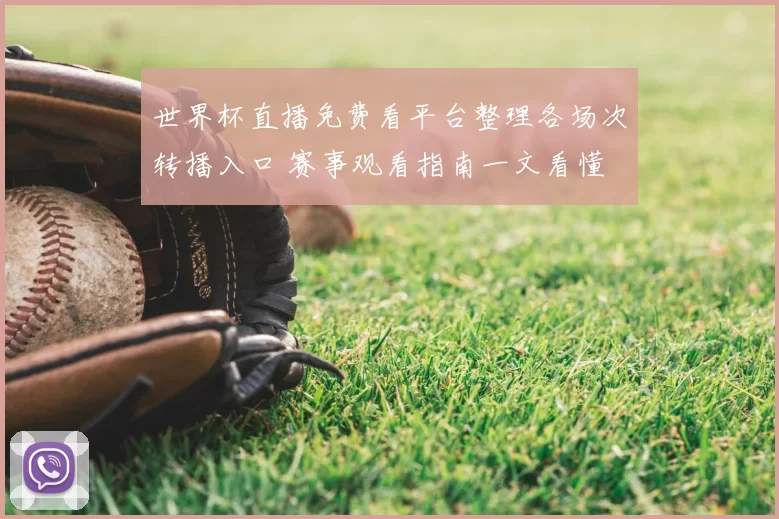 世界杯直播免费看平台整理各场次转播入口 赛事观看指南一文看懂